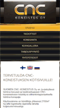 Mobile Screenshot of cnckoneistus.fi